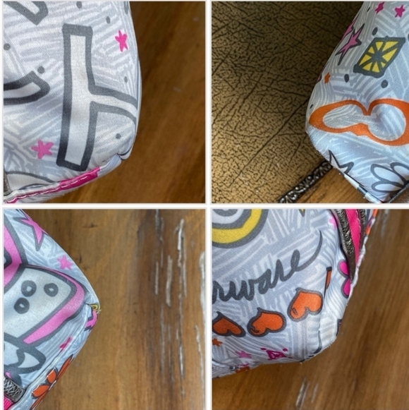 Coach Poppy Graffiti Butterfly Tote With The Poppy Graffiti Scarf - Picture 9 of 13